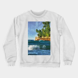 Ocean Vibes in Michigan Crewneck Sweatshirt